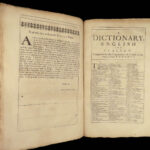 1688 ENORMOUS Italian English Dictionary John Florio Renaissance Humanism FOLIO