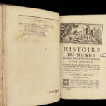 1690 Chevreau History of World AMERICA Mexico Jerusalem Persia Syria 5v SET