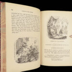 1863 Grimm’s Fairy Tales Gammer Grethel Rumpelstiltskin Cruikshank Tom Thumb Art