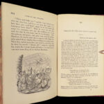 1863 Grimm’s Fairy Tales Gammer Grethel Rumpelstiltskin Cruikshank Tom Thumb Art