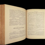 1878 American HEBREW Tanakh BIBLE English Jewish I. Leeser RARE Masoretic Torah