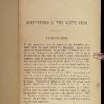 1847 Herman Melville Typee OMOO 1861 Typee Polynesia Whaling Adventure Moby Dick