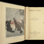 1906 White Fang by Jack London 1st ed Adventure Novel Illustrated Wolves Indians