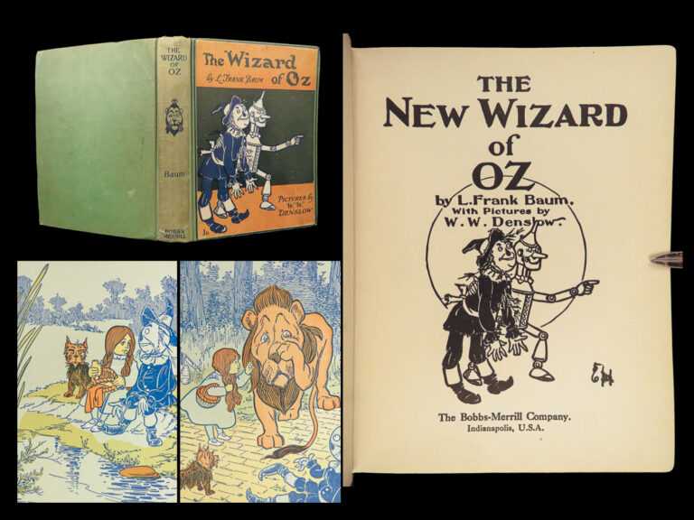 Image of 1903 WIZARD of OZ Baum Illustrated Denslow ART Fantasy Children’s Literature