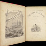 1883 Jules Verne The Floating Island French Lit Adventure Ville Flottante Hetzel