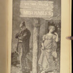 1886 ENGLISH Les Misérables 1ed Victor HUGO French Lit Cosette Jean Valjean 5v