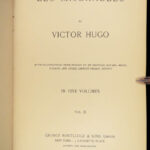 1886 ENGLISH Les Misérables 1ed Victor HUGO French Lit Cosette Jean Valjean 5v