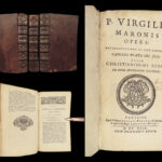 1699 VIRGIL Aeneid Georgics Eclogues Bucolics Mythology Jesuit Larue 3v SET