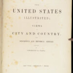 1855 AMERICA 1ed Illustrated US California New York Missouri Mandan INDIANS