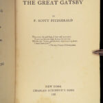 1925 The Great Gatsby TRUE 1st edition 1st printing F Scott Fitzgerald Jazz Age