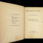 1925 The Great Gatsby TRUE 1st edition 1st printing F Scott Fitzgerald Jazz Age