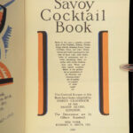 1930 Savoy Cocktail 1ed Craddock Liquor Alcohol Prohibition Art Deco UK RARE