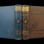 1893 Little Women & Little Men by Louisa May Alcott Children CLASSIC 2v SET