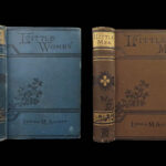 1893 Little Women & Little Men by Louisa May Alcott Children CLASSIC 2v SET