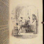 1844 Charles Dickens 1st/1ed Martin Chuzzlewit English Lit Satire Illustrated