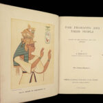 1884 Ancient EGYPT 1ed Pharaohs Thebes Pyramids Sphinx FINE BINDING Illustrated