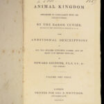 1827 TRUE 1st English Cuvier Animal Kingdom Illustrated Fossils Birds Indian 5v