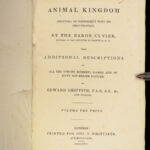 1827 TRUE 1st English Cuvier Animal Kingdom Illustrated Fossils Birds Indian 5v