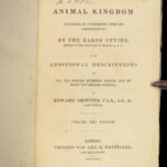 1827 TRUE 1st English Cuvier Animal Kingdom Illustrated Fossils Birds Indian 5v