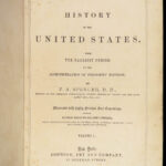 1866 History of US America Spencer Alonzo Chappell ART Pocahontas INDIANS 4v