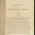 1866 History of US America Spencer Alonzo Chappell ART Pocahontas INDIANS 4v