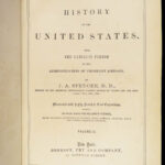 1866 History of US America Spencer Alonzo Chappell ART Pocahontas INDIANS 4v