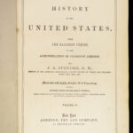 1866 History of US America Spencer Alonzo Chappell ART Pocahontas INDIANS 4v