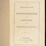 1867 13th Amendment SLAVERY Civil War Constitution of USA Declaration Abolition