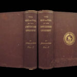 1881 Confederate Jefferson Davis 1ed Rise & Fall Confederacy Slavery Civil War