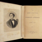 1881 Confederate Jefferson Davis 1ed Rise & Fall Confederacy Slavery Civil War