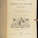 1882 George Cruikshank 1ed Caricature CARTOON ART Jerrold Illustrated 2v SET