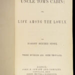 1853 Uncle Tom’s Cabin + KEY 1st ed Harriet Beecher Stowe Slavery Abolition