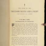 1886 Arabian 1001 Nights Illustrated Ali Baba Aladdin Burton Arab Erotica 6v