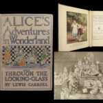 1915 Silent Film 1ed Alice in Wonderland Carroll + Looking Glass Nonpareil Scenes