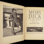 1937 Moby Dick Herman Melville Whaling Voyage Rockwell Kent Illustrated ART