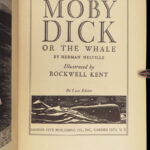 1937 Moby Dick Herman Melville Whaling Voyage Rockwell Kent Illustrated ART