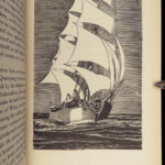 1937 Moby Dick Herman Melville Whaling Voyage Rockwell Kent Illustrated ART