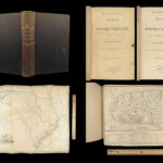 1858 South Carolina Revolutionary War Cherokee INDIANS Charlestown Ramsay MAP