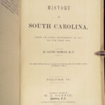 1858 South Carolina Revolutionary War Cherokee INDIANS Charlestown Ramsay MAP