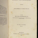 1837 DINOSAURS 1ed Geology Paleontology Fossils Megalosaurus Iguanodon Buckland