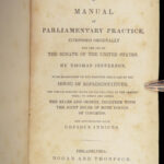 1840 Thomas Jefferson Manual of Parliamentary Practice Civil War Impeachment