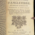 1676 Royalty Funeral Eulogies by French Bossuet Henrietta Anne & Henrietta Maria