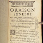 1676 Royalty Funeral Eulogies by French Bossuet Henrietta Anne & Henrietta Maria