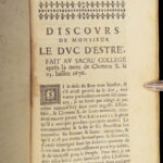 1676 Royalty Funeral Eulogies by French Bossuet Henrietta Anne & Henrietta Maria