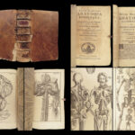 1695 ANATOMY Medicine Surgery Dutch Steven Blankaart Illustrated Skeleton Latin