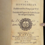 1653 Imitation of Christ Thomas a Kempis Corneille Illustrated Le Brun ART