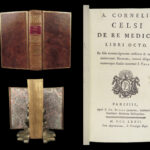 1772 Medicine & Surgery De Medicina CELSUS Pharmacy Health Diet Wine Latin RARE